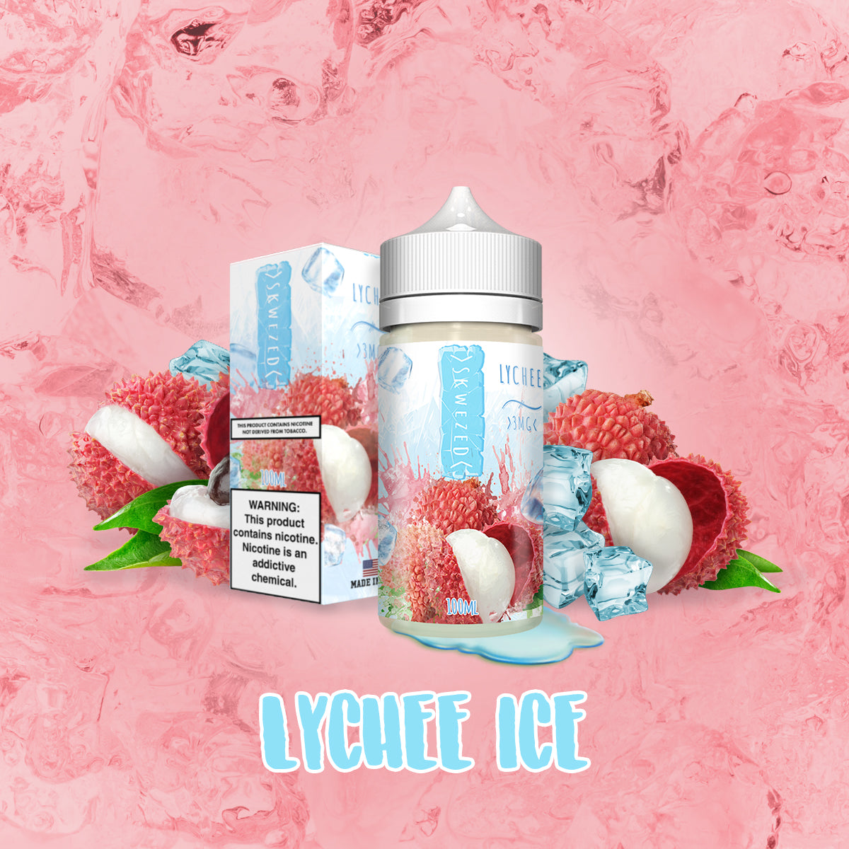 100ml - Skwezed Ice NTDN - Lychee ICE