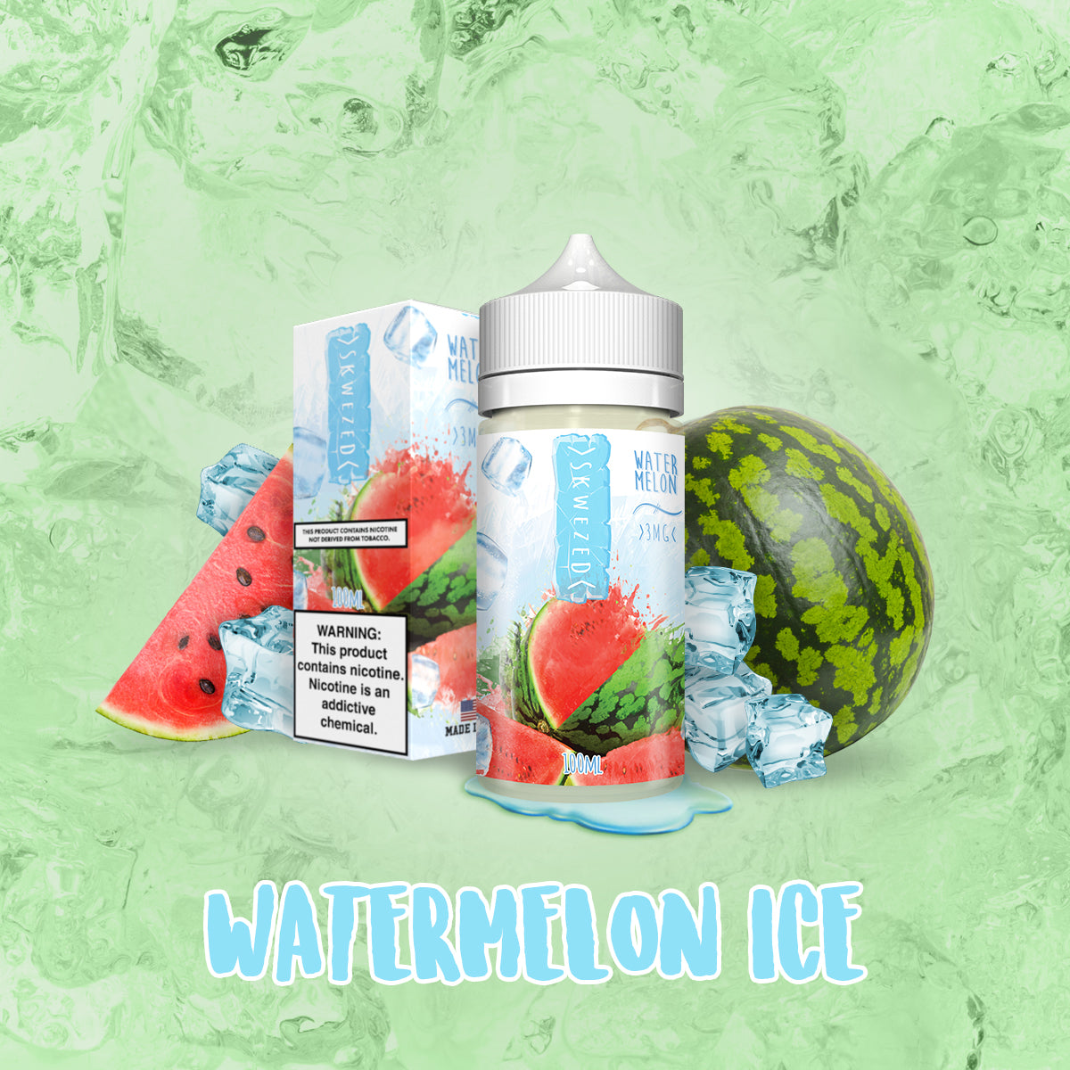 skwezed watermelon vape juice 100ml - Skwezed Ice NTDN