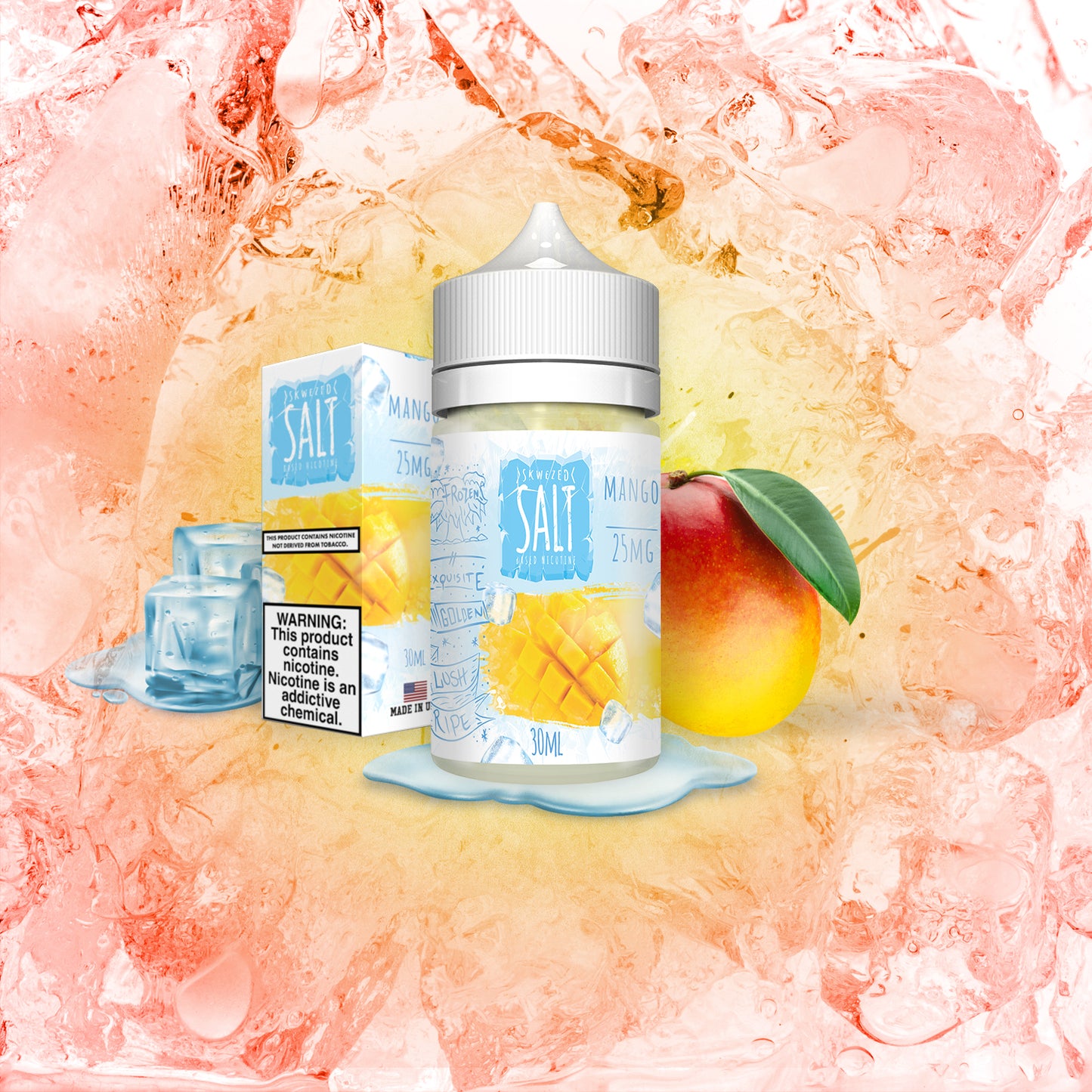 30ml - Skwezed Ice Salt NTDN - Mango ICE