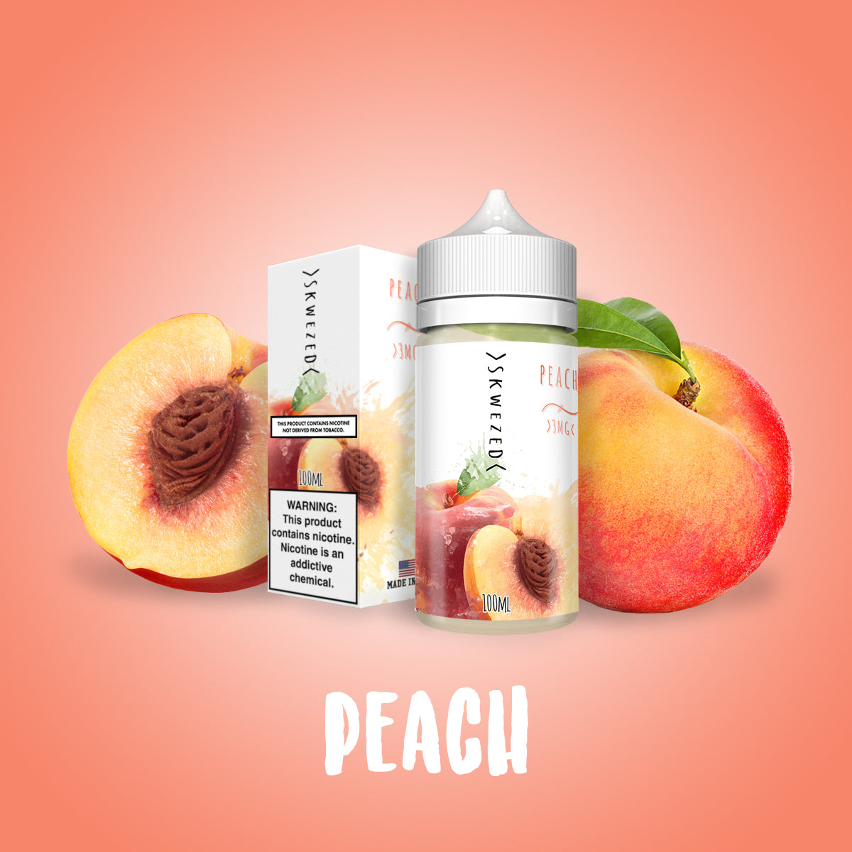 100ml - Skwezed NTDN - Peach