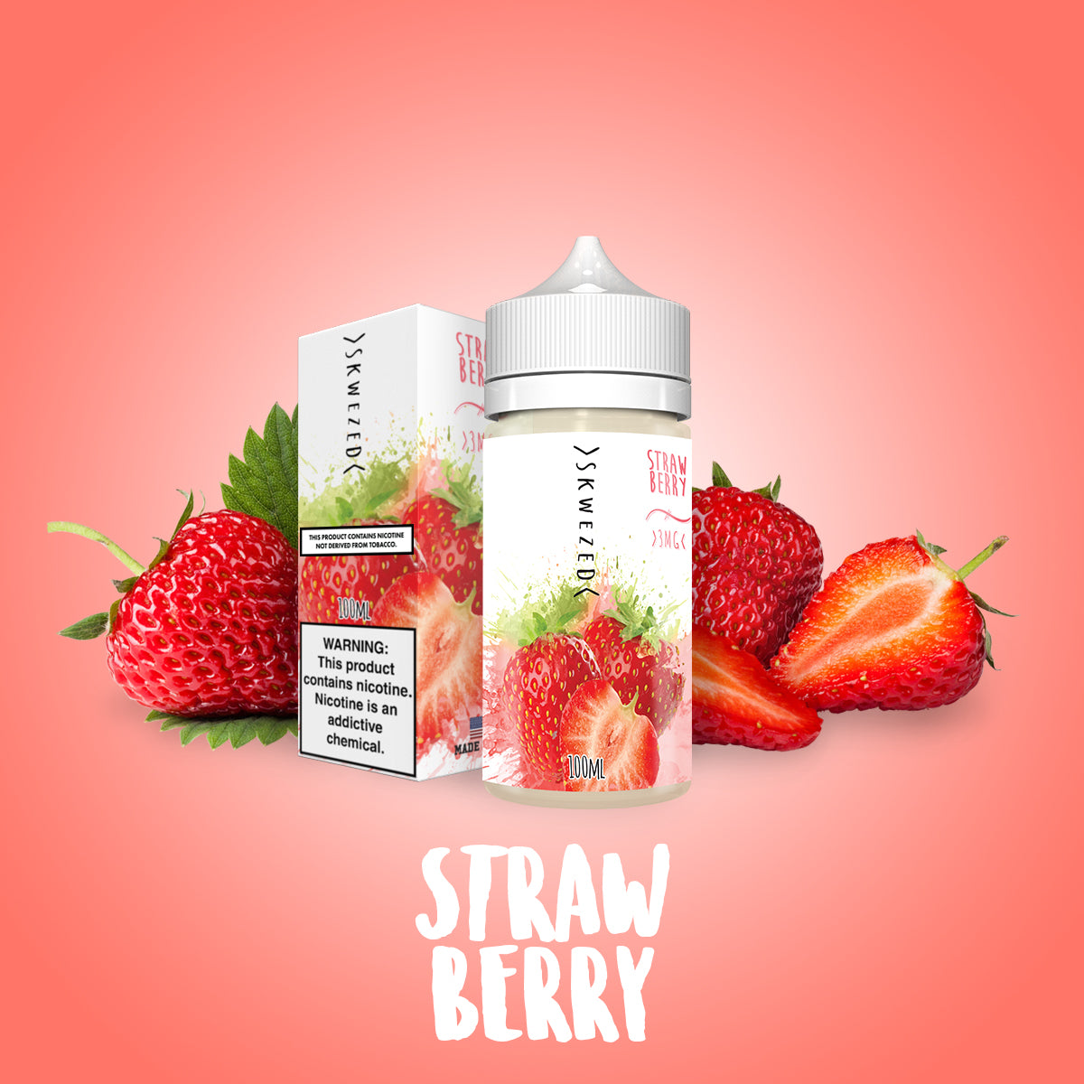 100ml - Skwezed NTDN - Strawberry