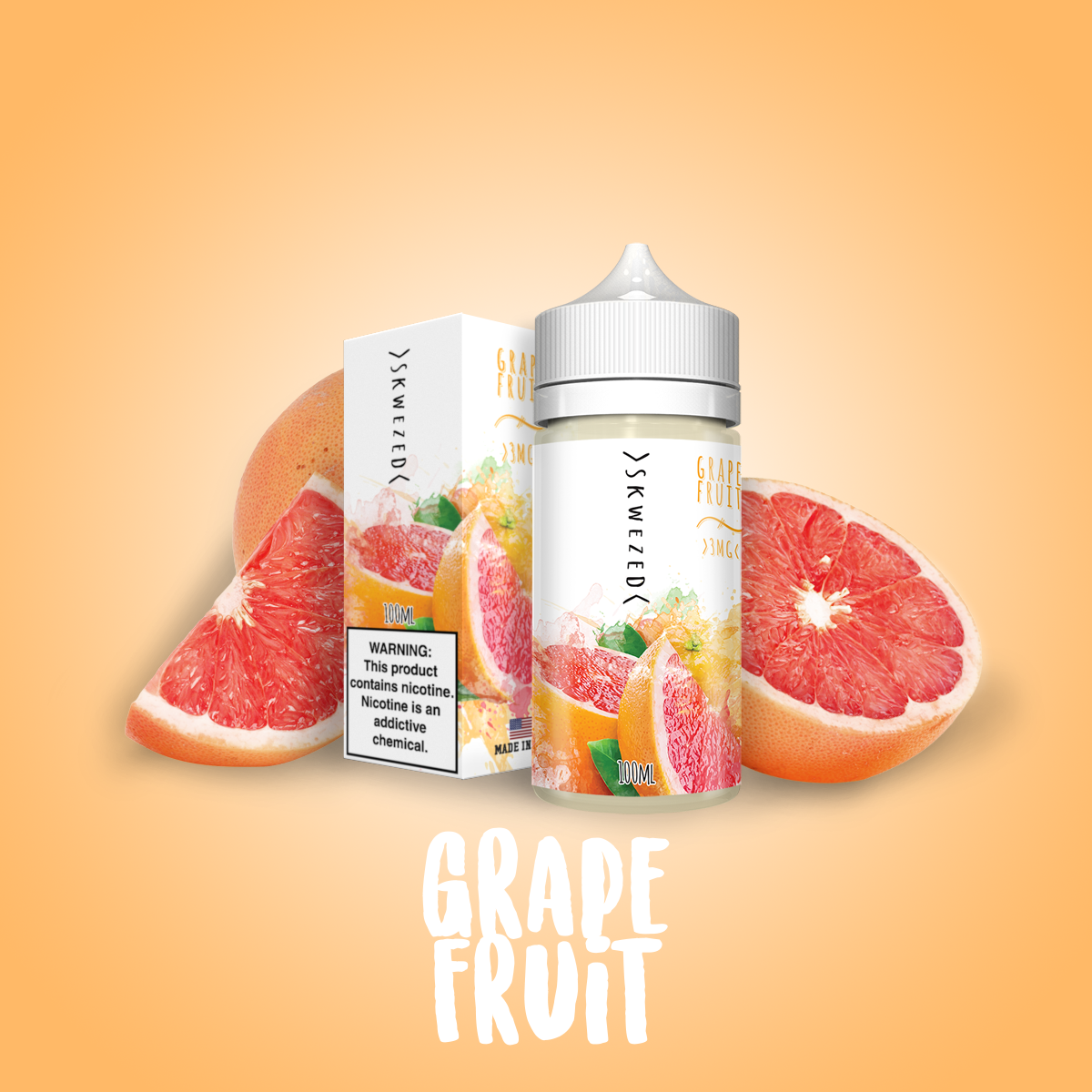 grapefruit vape juice 100ml - Skwezed grapefruit vape juice 100ml - Skwezed