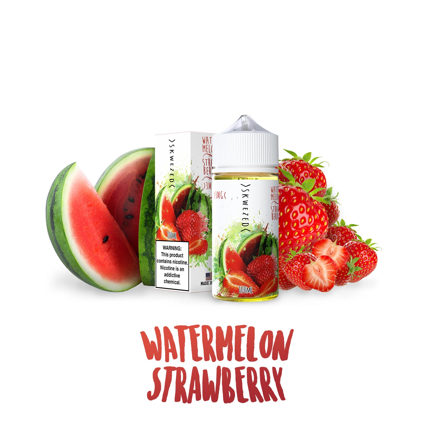 100ml - Skwezed Mix - Watermelon Strawberry 100ml - Skwezed Mix - Watermelon Strawberry