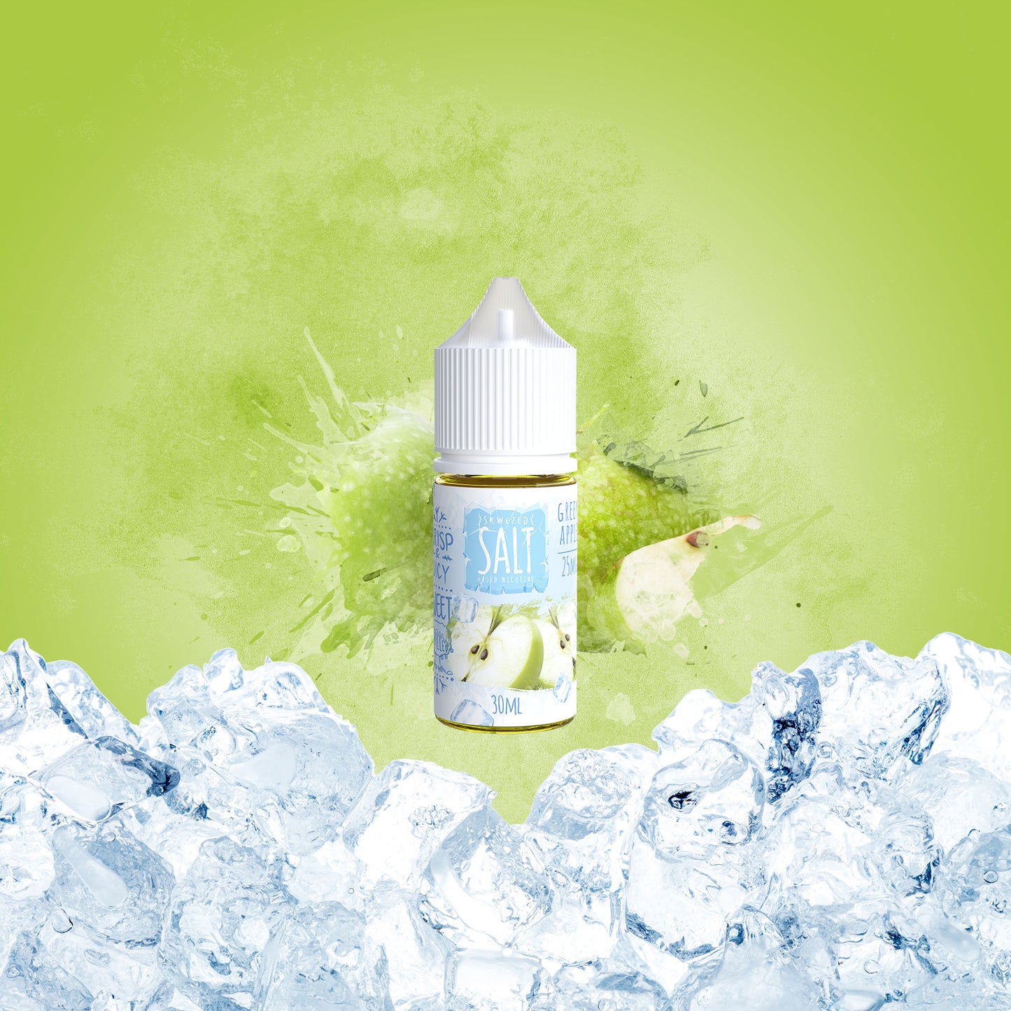 30ml - Skwezed Ice Salt - Green Apple ICE