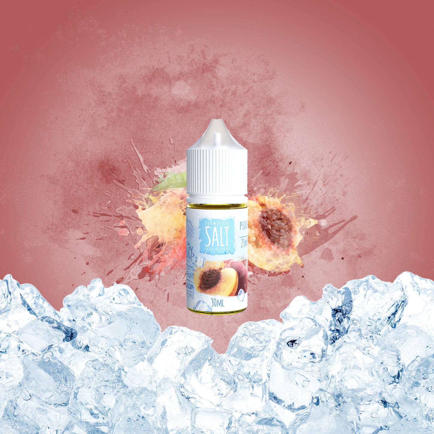 30ml - Skwezed Ice Salt - Peach ICE