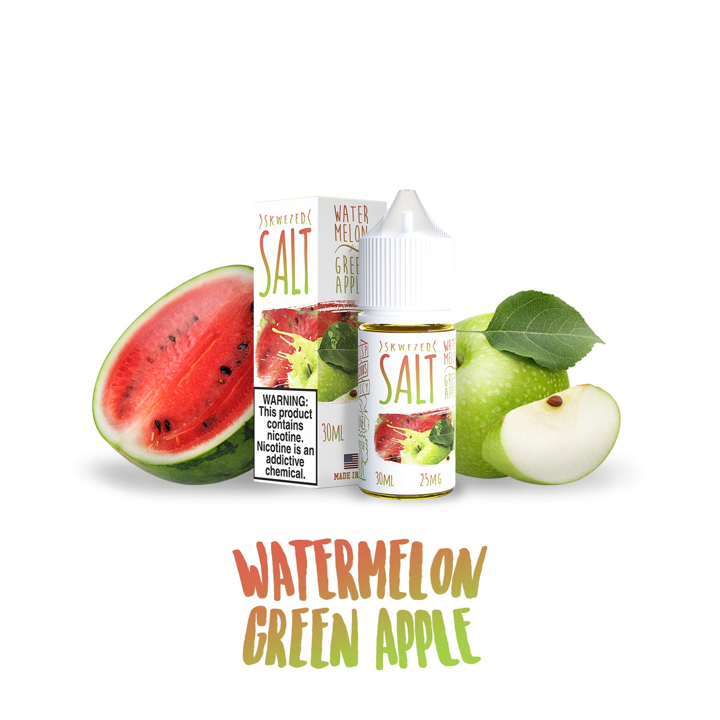 30ml - Skwezed Salt Mix - Watermelon Green Apple