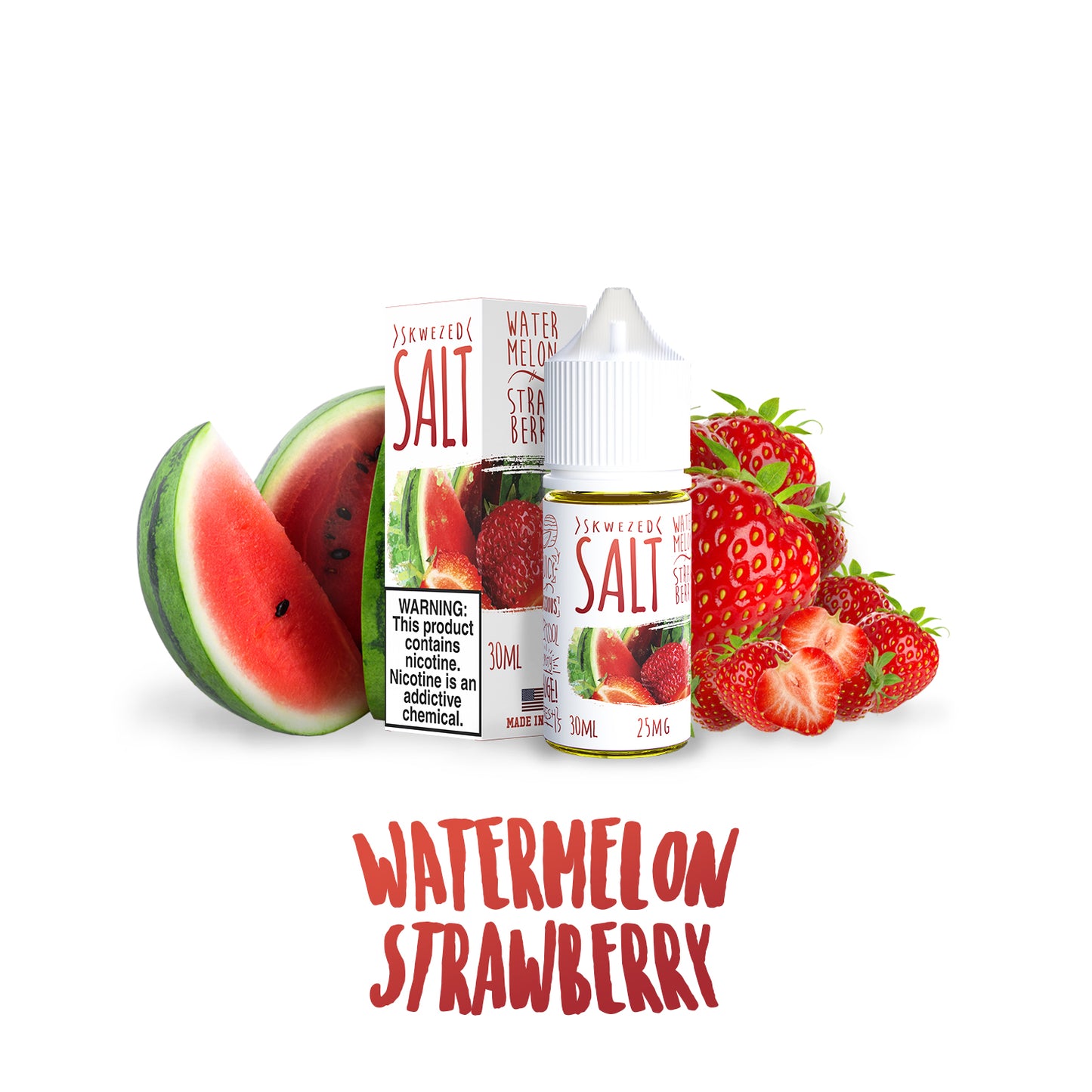 30ml - Skwezed Salt Mix - Watermelon Strawberry
