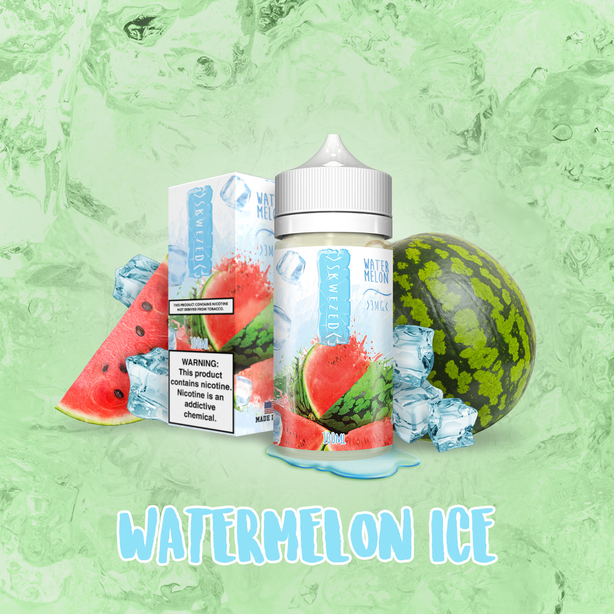 100ml - Skwezed Ice NTDN - Watermelon ICE