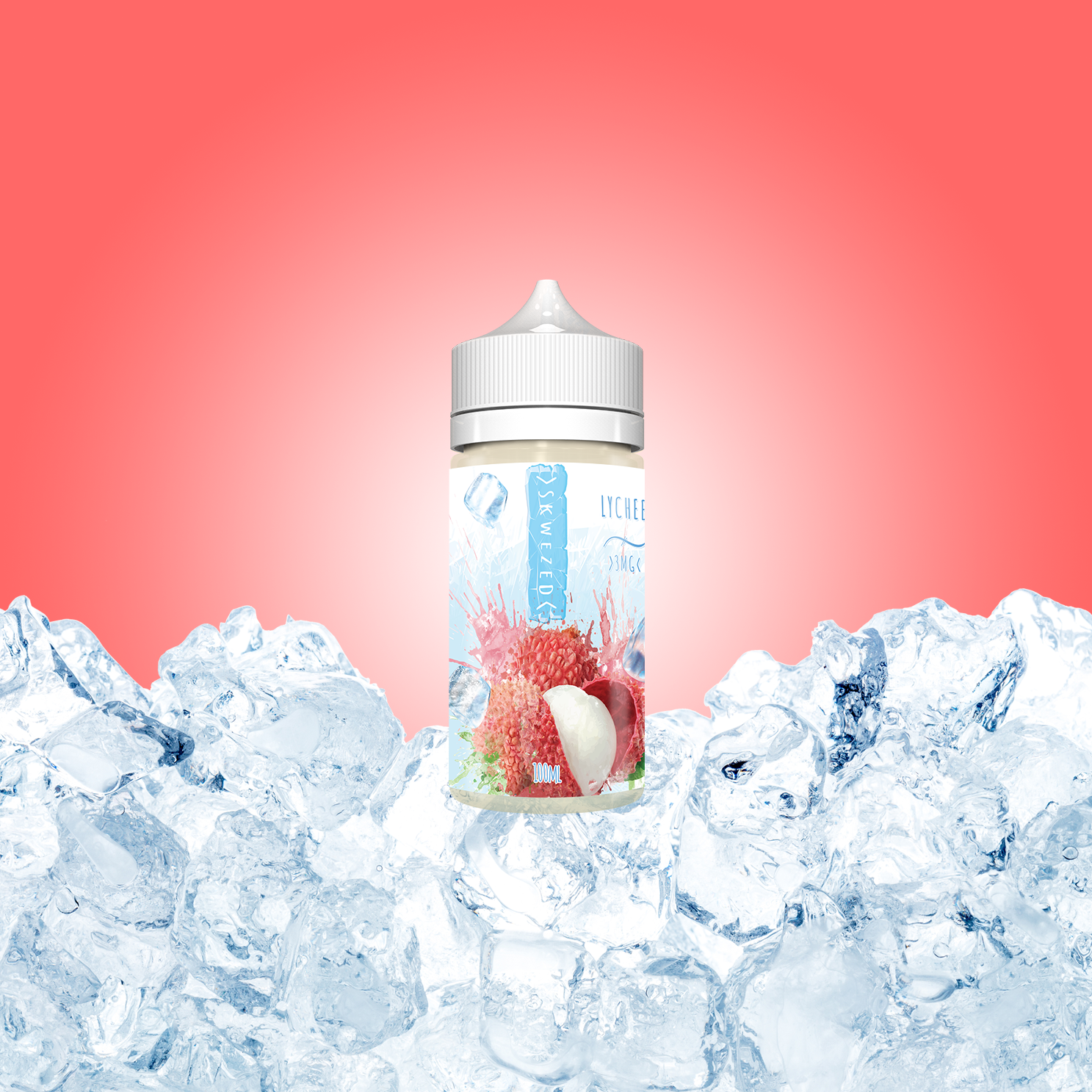 lychee ice vape juice 100ml - Skwezed Ice