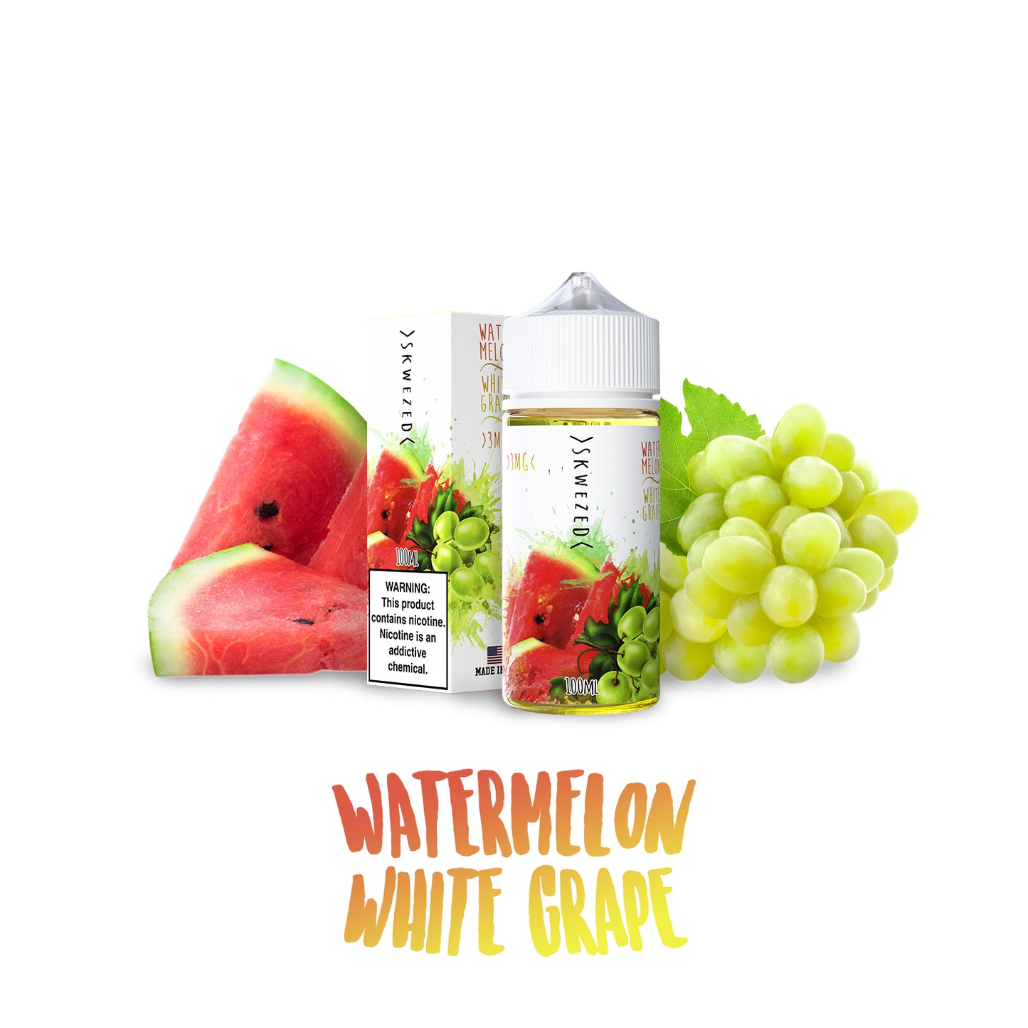 100ml - Skwezed Mix - Watermelon White Grape
